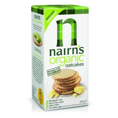NAIRN's 250G ORGANIC SCOTTISH OATCAKES