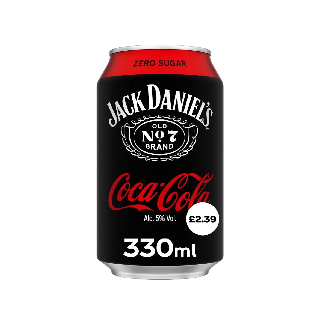 JACK DANIEL'S ZERO COKE 330ML