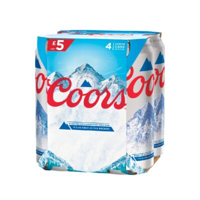 COORS 440 X 4 LAGER BEER