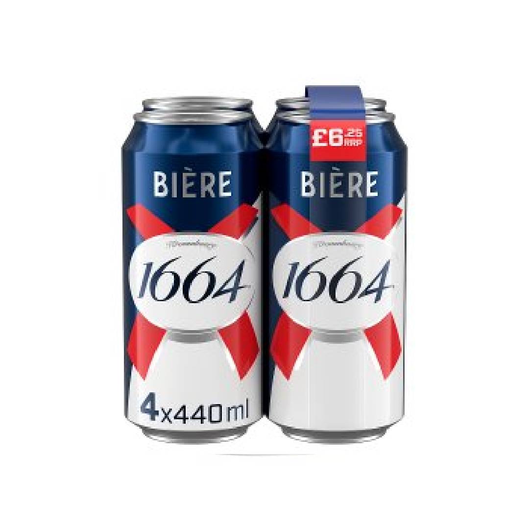 1664 BIERE 4PK PMP 440ML