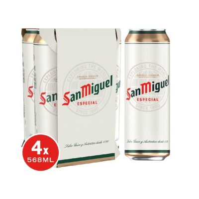 SAN MIGUEL P/LAGER 4 X 568ML
