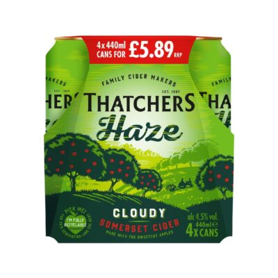 THATCHERS GOLD APPLE  4X440ML PMP