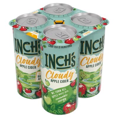 INCH'S CLOUDY APPLE CIDER 440ML(4'S)