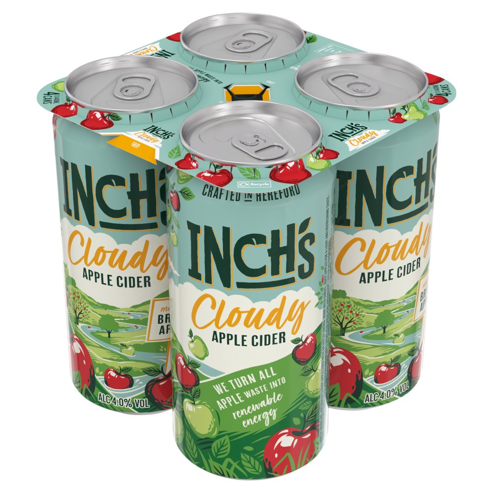 INCH'S CLOUDY APPLE CIDER 440ML(4'S)