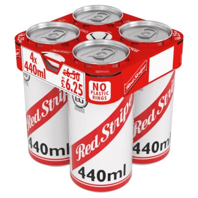 RED STRIPE PMP 4 X 440ML