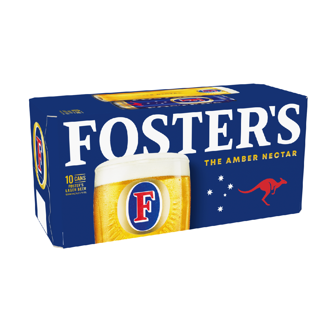 FOSTER'S THE AMBER NECTAR 440ML 12PK
