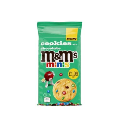 M&M MINIS 144G COOKIES WITH CHOCOLATE