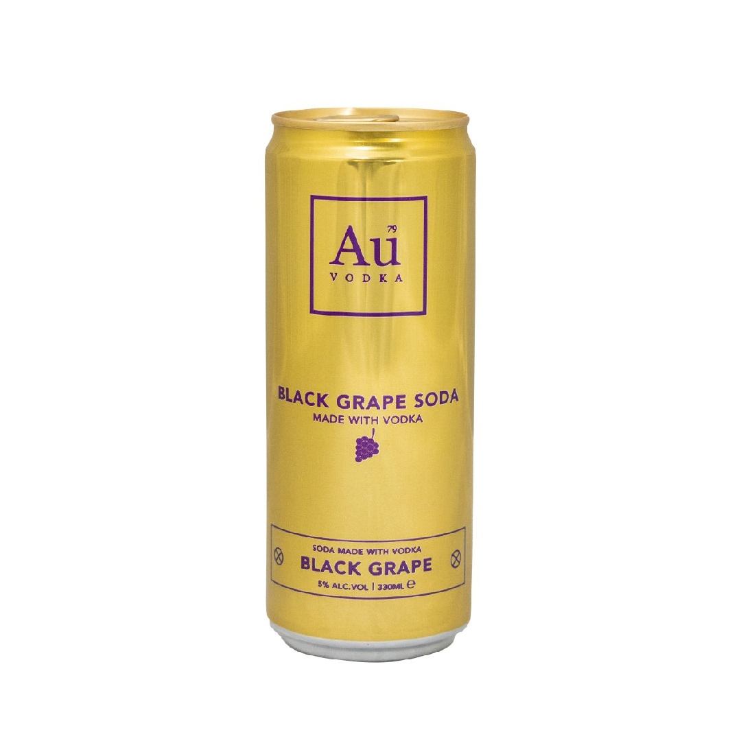 AU VODKA 330ML BLACK GRAPE