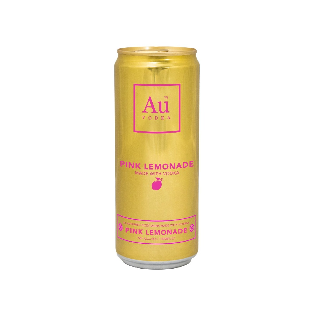 AU VODKA 330ML PINK LEMONADE