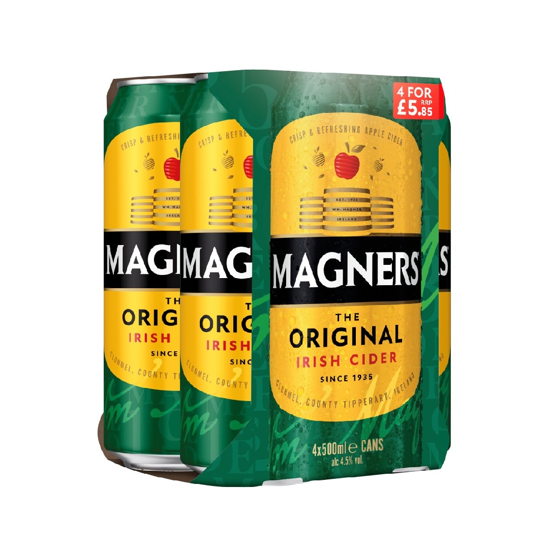 MAGNERS IRISH CIDER 4 X 500ML
