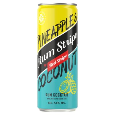 RED STRIPE  PINEAPPLE &COCONUT 250ML