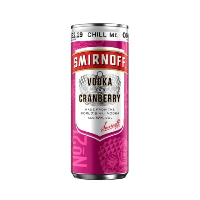 SMIRNOFF & CRANBERRY PMP 250ML