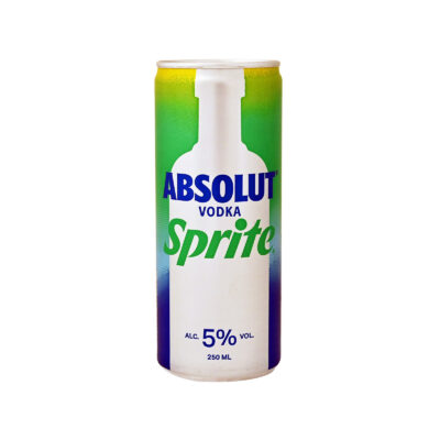 ABSOLUT VODKA 250ML SPRITE