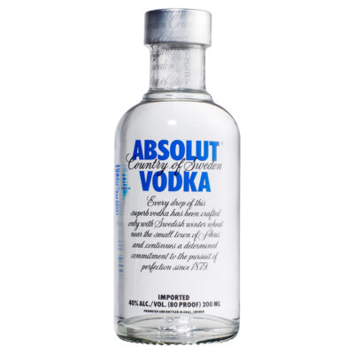 ABSOLUT VODKA 20CL SWEDISH