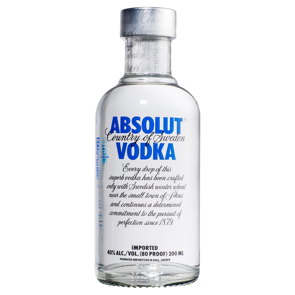 ABSOLUT VODKA 20CL SWEDISH