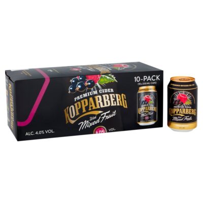 KOPPARBERG CIDER 330ML X10  MIXED FRUIT