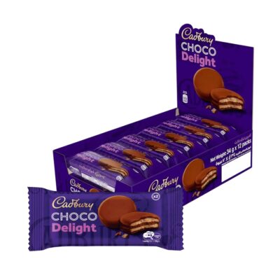 CADBURY CHOCO DELIGHT BISCUITS  34G 9PK