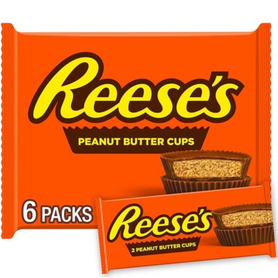 Reeses 4 Peanut Butter Cups Chocolate 6Pack