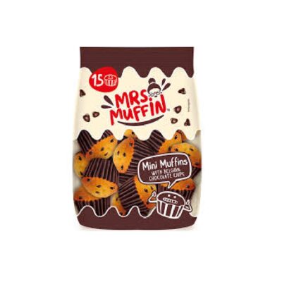 Mrs. Muffin Mini Muffinki  With Chocolate 225G
