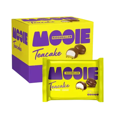Mooie 90G Marshmallow Teacakes 6Pk