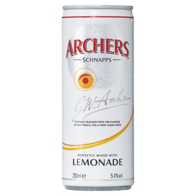 Archers 250 ml Schnapps Lemonade