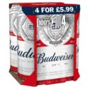 BUDWEISER 4X440ML