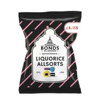 Bonds 130g Liquorice Allsorts