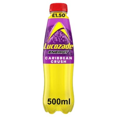 Lucozade 500ml Spot Pmp Caribbean Crush