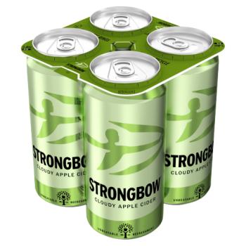 Strongbow 4x440ml Cloudy Apple Cider Cans
