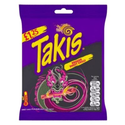 Boo Takis Dragon S Chilli Pm125 55G