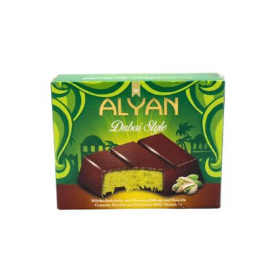 Alyan Dubai Style Milk Chocolate 100g