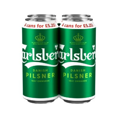 Carlsberg Danish Pilsner Lager 4 x 440ml