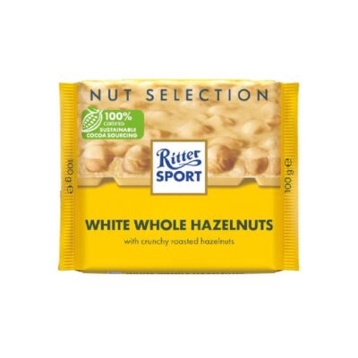 Ritter Sport White with Hazelnut 100g