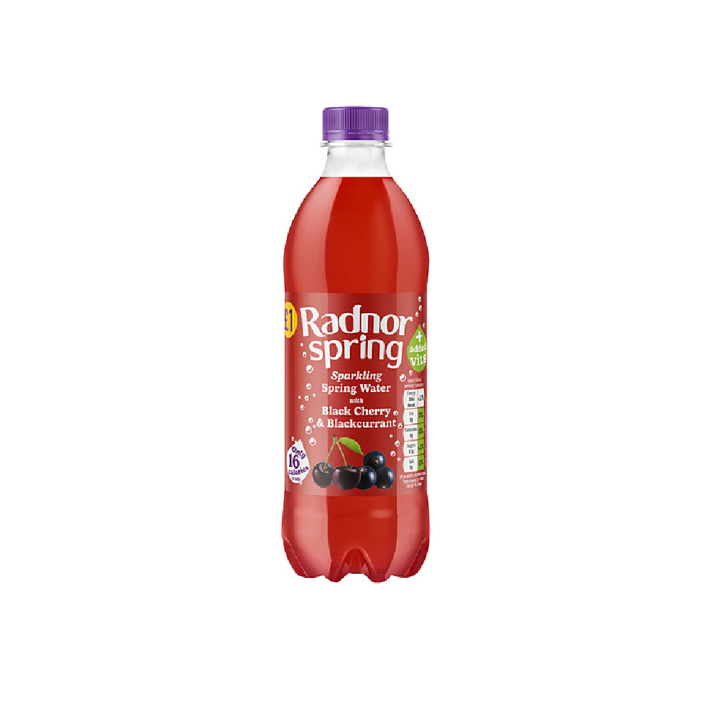 Radnor Spring 500ML S/W Black Cherry &Currant